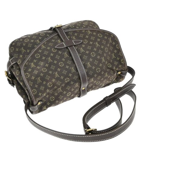 LOUIS VUITTON Saumur 30 Shoulder Bag Monogram Mini Lin Canvas BN M95227 73FB911 - Picture 5 of 16
